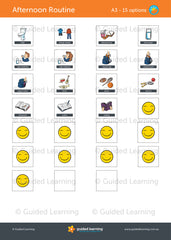 Afternoon Routine Chart For Kids