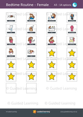 Bedtime Routine Chart For Kids