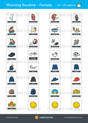 Morning Routine Chart For Kids