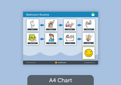 Bathtime Routine Chart For Kids