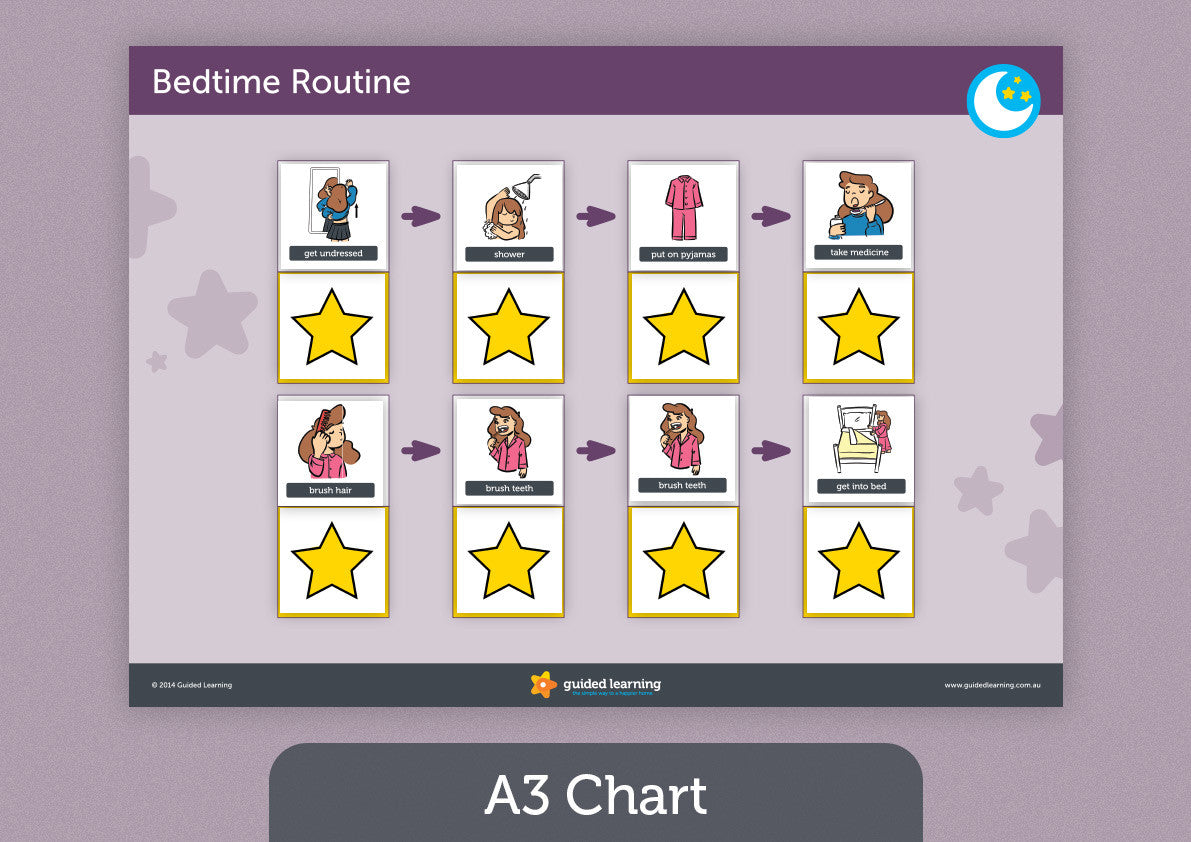 Bedtime Routine Chart For Kids