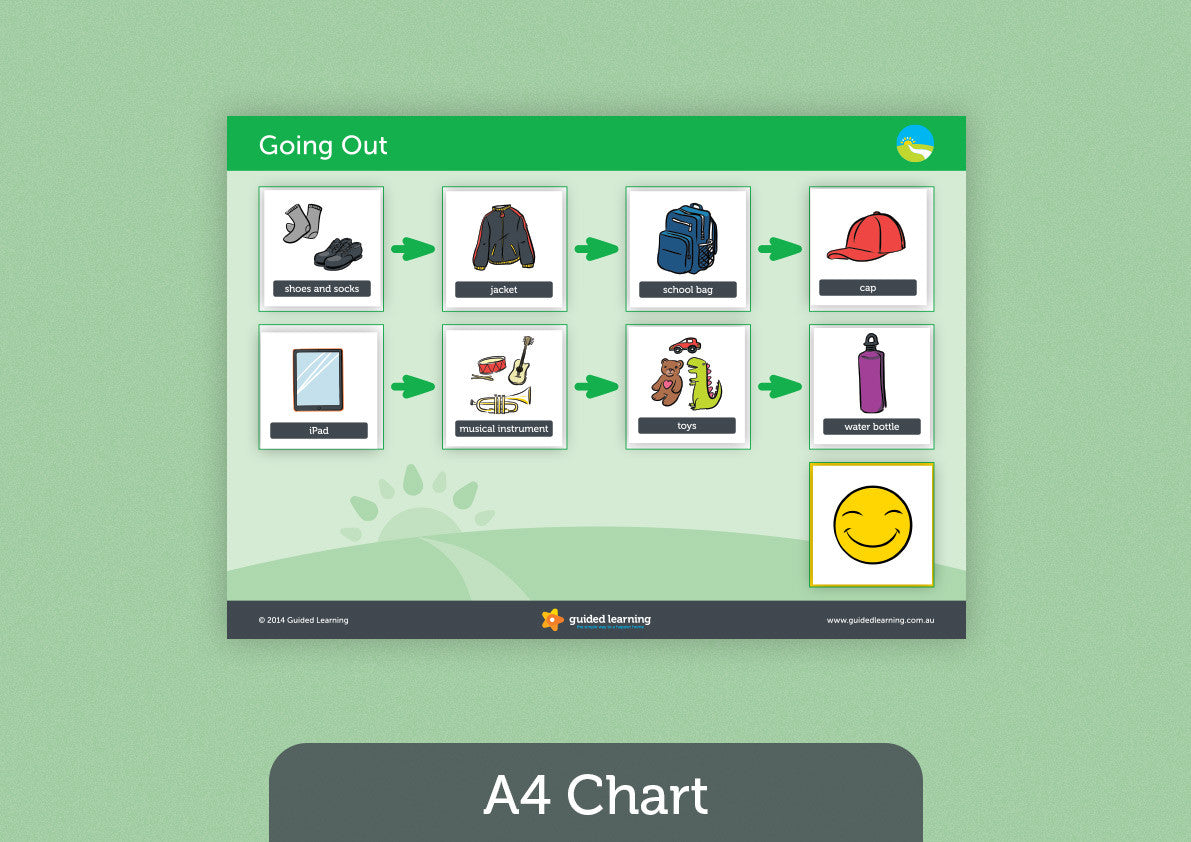 Going Out Routine Chart For Kids