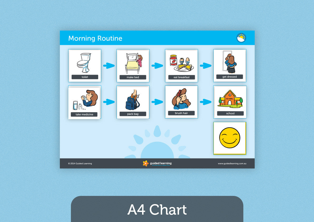 Morning Routine Chart For Kids